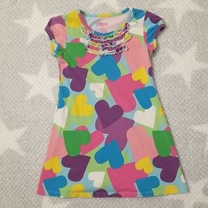 GIRLS Circo Colorful Heart Dress